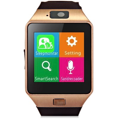 Bison DZ09 Smart Watch  Gold